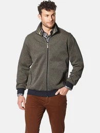 Sweatjacke LAVATESTI mit elastischen Bndchen
