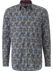 Babista Langarmhemd CAROBUSSI Dunkelrot/Bordeaux/Hellblau/Blau/Grün/Braun/Rosa