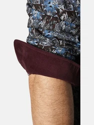 Babista Langarmhemd CAROBUSSI Dunkelrot/Bordeaux/Hellblau/Blau/Grün/Braun/Rosa