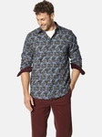 Babista Langarmhemd CAROBUSSI Dunkelrot/Bordeaux/Hellblau/Blau/Grün/Braun/Rosa