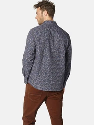 Babista Langarmhemd VINCOBELLI blau/blau gemustert