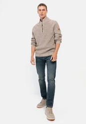 camel active 5-Pocket Jeans Regular Fit Dunkelblau/Blau/Hellblau