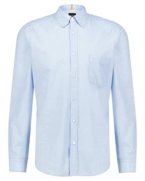Langarmhemd Herren Hemd RICKERT_M Regular Fit (1-tlg)