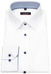 Redmond Businesshemd Modern Fit Style 241720110 Weiß/Rot/Creme