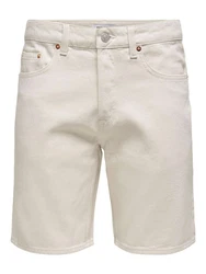Only & Sons Shorts Edge white