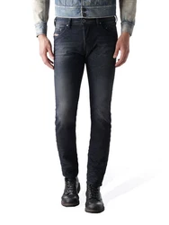 Diesel Straight Jeans Belther 0842Q Dunkelblau/Blau