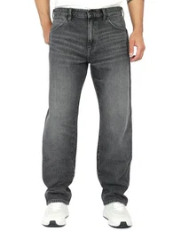 Straight-Jeans Relaxed Fit - Frontier Dark Rose