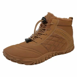 Winterstiefel Herren Traillaufschuhe Warm Gefttert Schneestiefel Barfuschuh