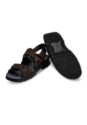 Vitaform Herrenschuhe Sandale Dunkelbraun/Braun