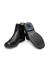 Vitaform Herrenschuhe Stiefelette Schwarz