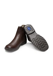 Vitaform Herrenschuhe Stiefelette Dunkelbraun/Braun