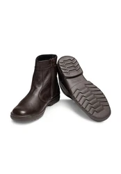 Vitaform Herrenschuhe Stiefelette Dunkelbraun/Braun