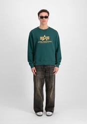 ALPHA INDUSTRIES Sweatshirt Dunkelgrün/Grün