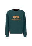 ALPHA INDUSTRIES Sweatshirt Dunkelgrün/Grün