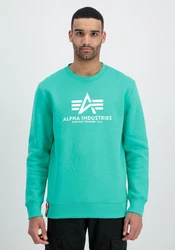 ALPHA INDUSTRIES Sweatshirt Grün/Türkis