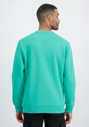 ALPHA INDUSTRIES Sweatshirt Grün/Türkis