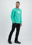 ALPHA INDUSTRIES Sweatshirt Grün/Türkis