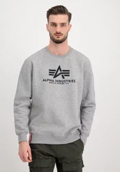 ALPHA INDUSTRIES Sweatshirt Hellgrau/Grau