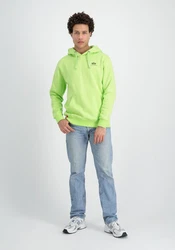 Alpha Industries Hoodie Basic Hoodie Small Logo Neonfarben/Grün
