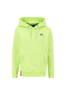 Alpha Industries Hoodie Basic Hoodie Small Logo Neonfarben/Grün