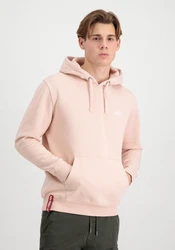 Alpha Industries Hoodie Basic Hoodie Small Logo Rosa