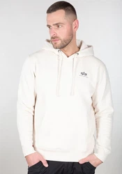 Alpha Industries Hoodie Basic Hoodie Small Logo Weiß/Beige/Khaki/Creme