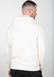 Alpha Industries Hoodie Basic Hoodie Small Logo Weiß/Beige/Khaki/Creme