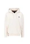 Alpha Industries Hoodie Basic Hoodie Small Logo Weiß/Beige/Khaki/Creme