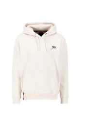 Alpha Industries Hoodie Basic Hoodie Small Logo Weiß/Beige/Khaki/Creme