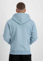 Alpha Industries Hoodie Basic Hoodie Small Logo rauchblau/weiß