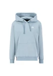 Alpha Industries Hoodie Basic Hoodie Small Logo rauchblau/weiß