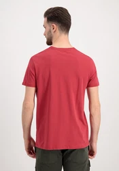 Alpha Industries Herren Basic T-Shirt Rot