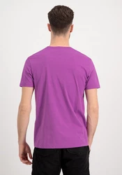 Alpha Industries Herren Basic T-Shirt Lila/Rosa/Dunkelblau