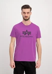 Alpha Industries Herren Basic T-Shirt Lila/Rosa/Dunkelblau