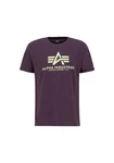 Alpha Industries Herren Basic T-Shirt Fliederfarben/Lila/Dunkelblau
