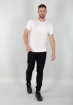 Alpha Industries Herren Basic T-Shirt Weiß/Creme/Schwarz/Beige