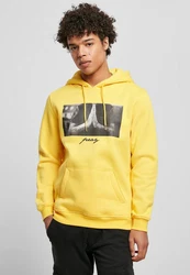 Mister Tee Herren Pray Hoody Kapuzenpullover Gelb/Grau