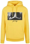 Mister Tee Herren Pray Hoody Kapuzenpullover Gelb/Grau