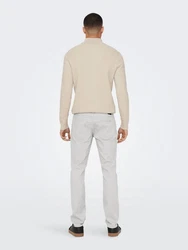 ONLY & SONS Chinos Grau/Weiß/Creme/Silber