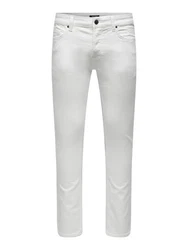 ONLY & SONS Chinos Grau/Weiß/Creme/Silber