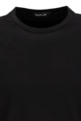 Replay T-Shirt COMPACT JERSEY Schwarz