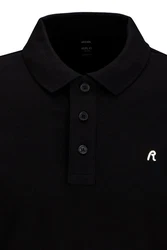 Replay Poloshirt STRETCH PIQUET Schwarz/Rot