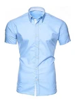 JMIERR Businesshemd Regular Kentkragen Uni Hellblau/Blau