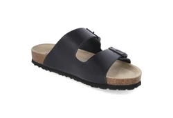 Josef Seibel Pantoletten JOSEF 01 Schwarz/Dunkelblau/Beige