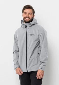 Jack Wolfskin Funktionsjacke ELSBERG 2.5L JKT Hellgrau/Grau