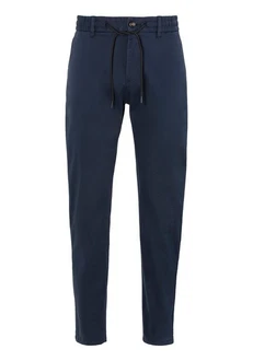 BOSS ORANGE Chinohose Chino-Tapered-DS-1 Dunkelblau/Blau