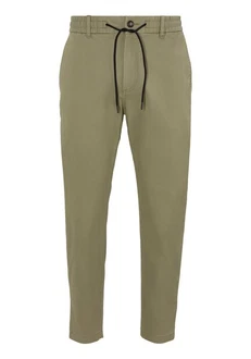 BOSS ORANGE Chinohose Chino-Tapered-DS-1 Dunkelgrün/Khaki