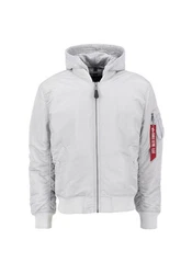 Alpha Industries Bomberjacke Anorak Grau/Hellgrau/Silber/Weiß