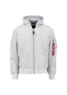 Alpha Industries Bomberjacke Anorak Grau/Hellgrau/Silber/Weiß