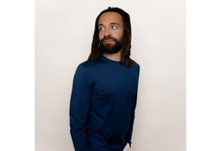 Tom Fyfe Longsleeve Merino Herren Dunkelblau/Blau